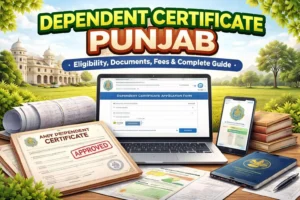 dependent-certificate-punjab-apply-online-eligibility-documents-fees