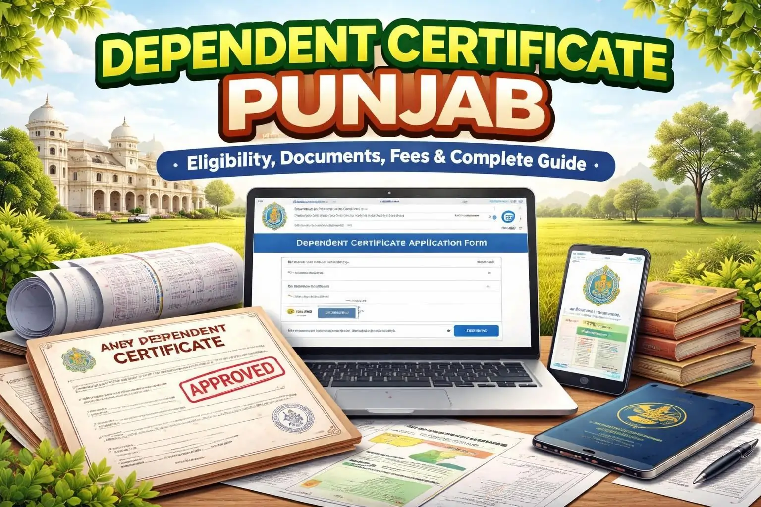 dependent-certificate-punjab-apply-online-eligibility-documents-fees
